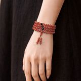  Chuỗi 108 hạt mã não đỏ 