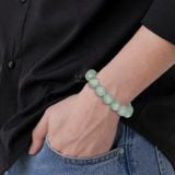  Vòng đá cẩm thạch xanh đậu loại A (Size nam) 