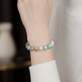  Vòng đá cẩm thạch đa bảo loại A (đẹp) 