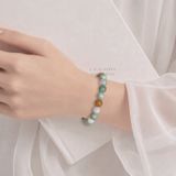  Vòng đá cẩm thạch đa bảo loại A 