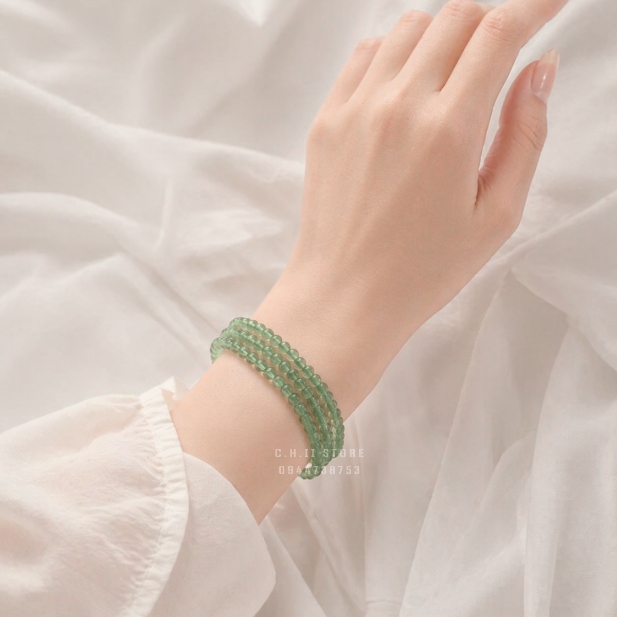  Chuỗi đá Prehnite 