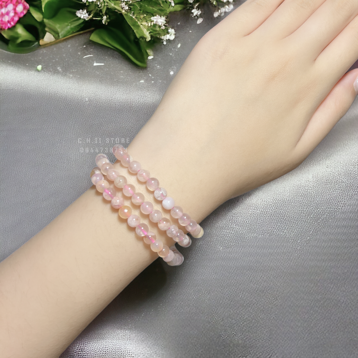  Chuỗi mã não hoa anh đào 