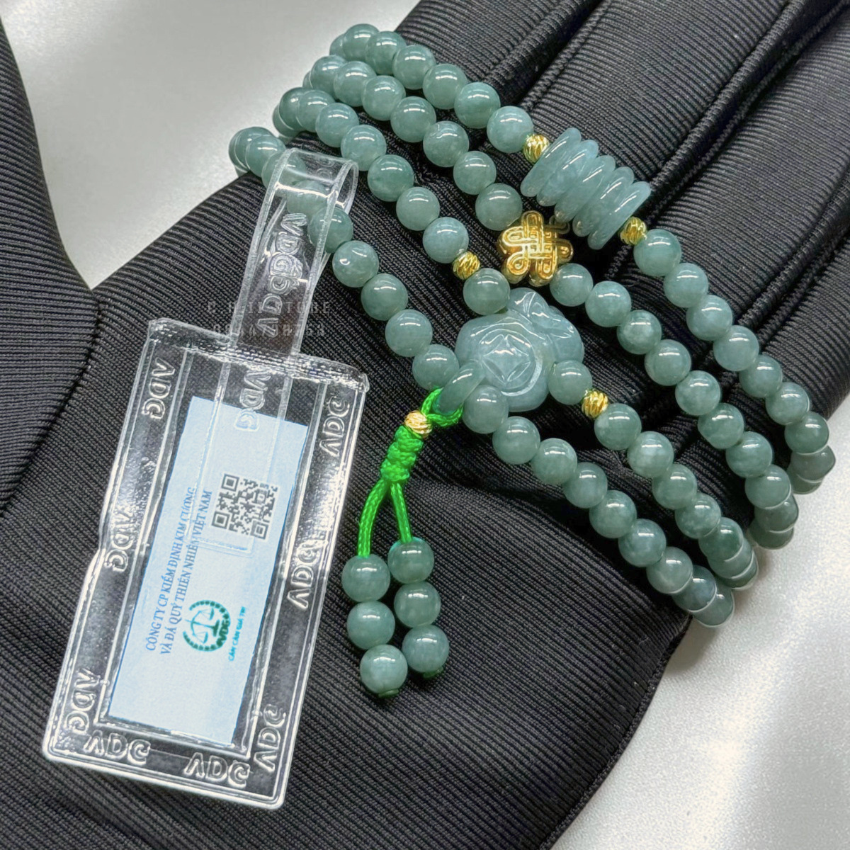  Chuỗi lam ngọc loại A mix Charm 