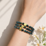  Chuỗi lam ngọc loại A mix Charm 