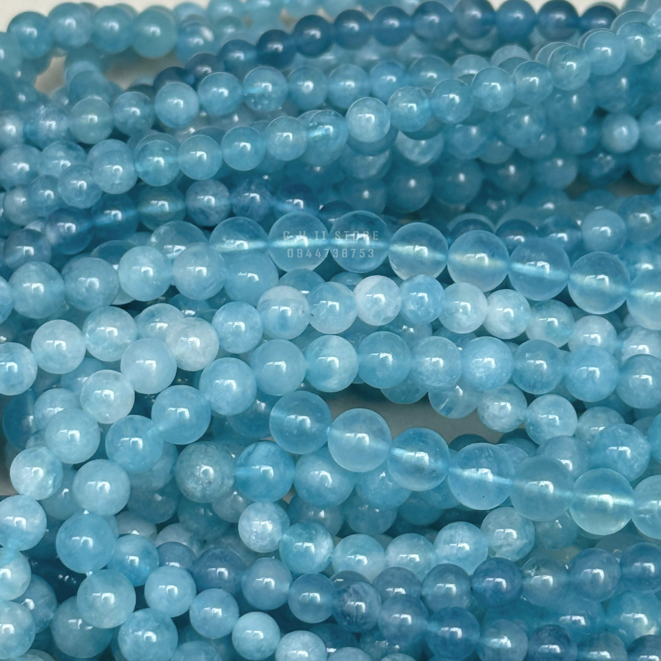  Chuỗi ngọc hải lam - Aquamarine 
