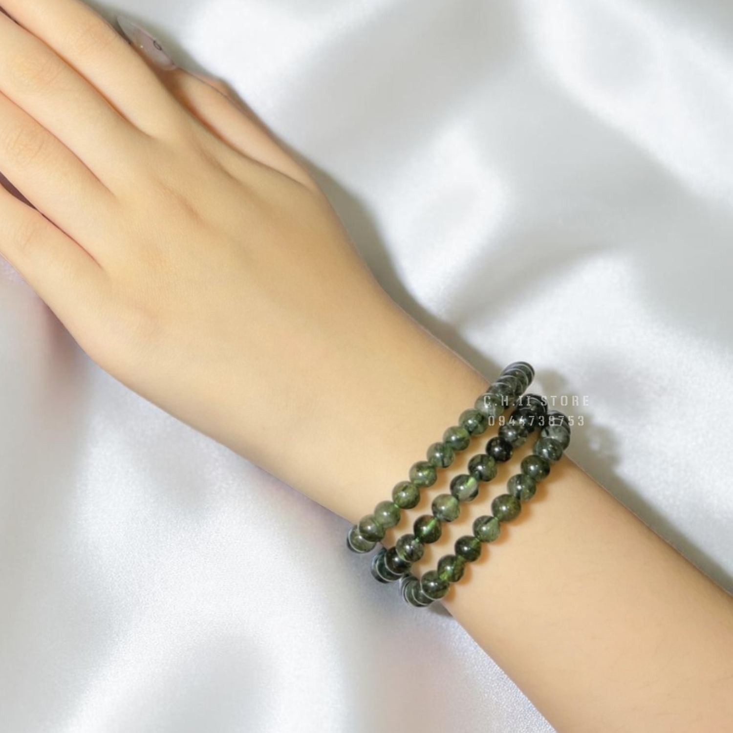  Chuỗi thạch anh tóc xanh 