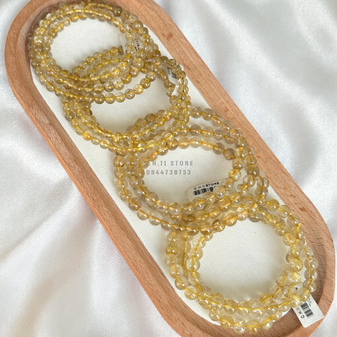  Chuỗi thạch anh tóc vàng 