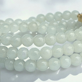  Chuỗi ngọc phỉ thúy type A mix charm titan vàng 