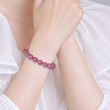  Vòng đá Tourmaline Hồng Tím 