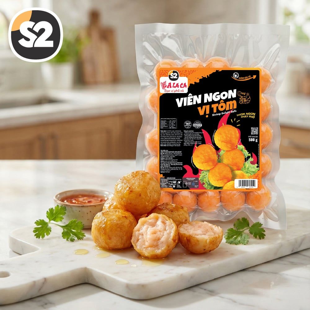  S2 ALACA – VIÊN NGON VỊ TÔM 500G 