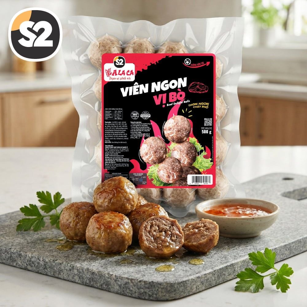  S2 ALACA – VIÊN NGON VỊ BÒ 500G 