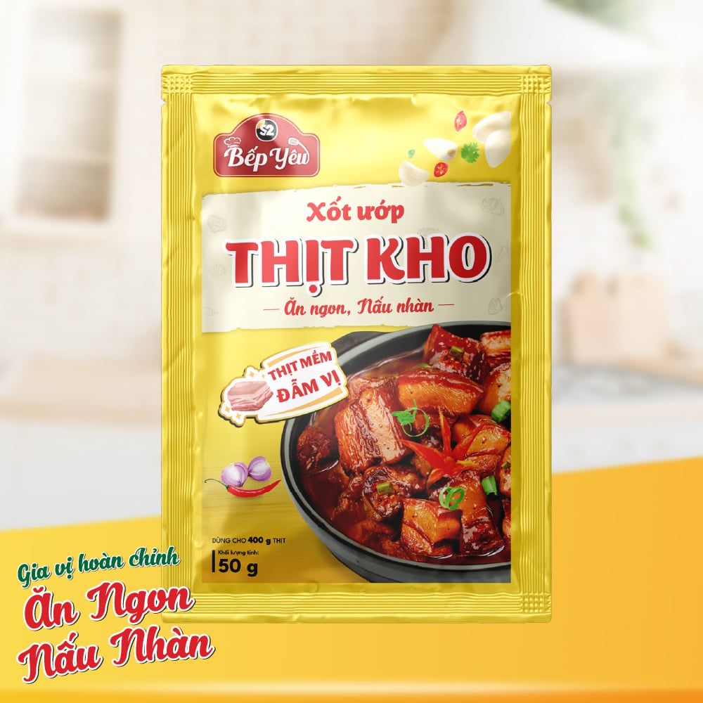 Xốt Ướp Thịt Kho Bếp Yêu 