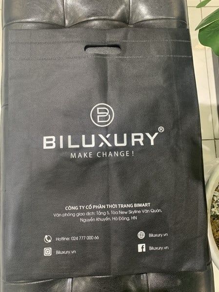  Túi vải bán hàng Biluxury nhỏ - 28*35*6cm 