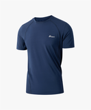  Áo T-shirt thiết kế, (Xanh đậm, 39) 