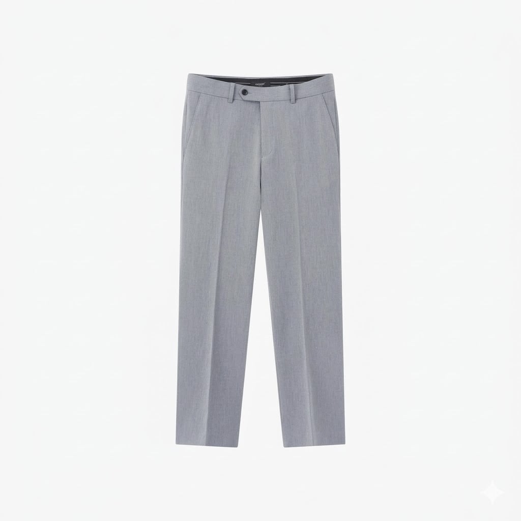  QUẦN ÂU BASIC - MÀU XÁM GHI 