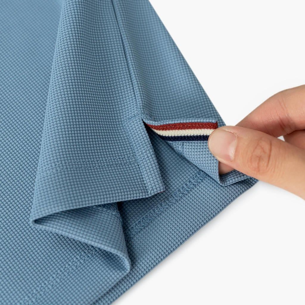 ÁO POLO CAO CẤP, THIẾT KẾ BASIC - MÀU XANH PASTEL 1APCB611XAH