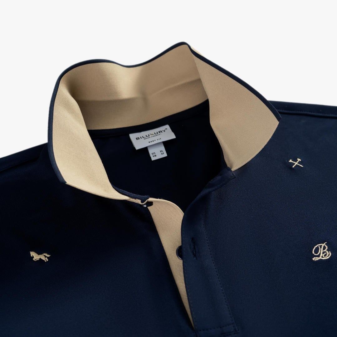 ÁO POLO THIẾT KẾ - TÍM THAN TỐI 1APCT628TTT
