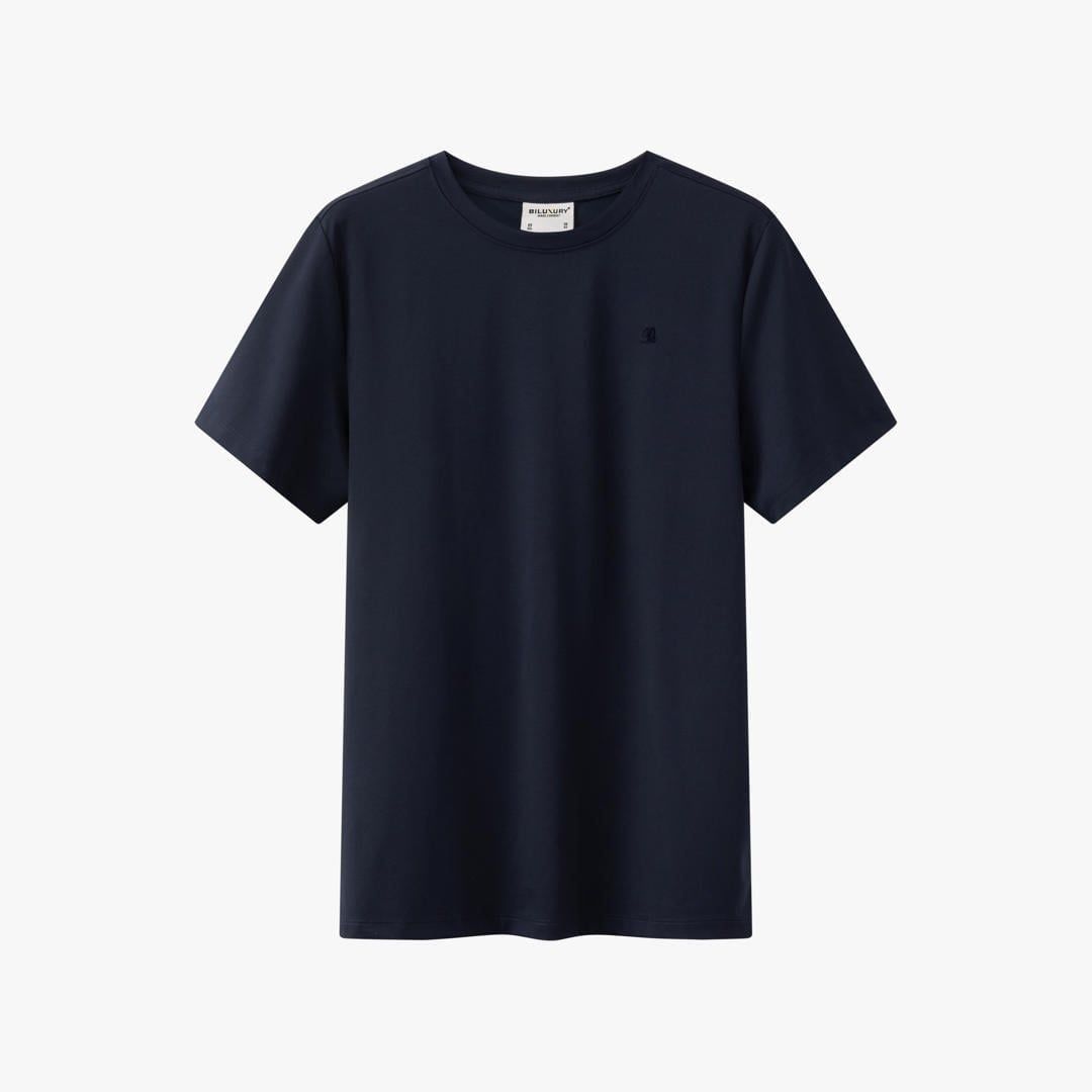 ÁO T-SHIRT BASIC - TÍM THAN TỐI 1APKB621TTT