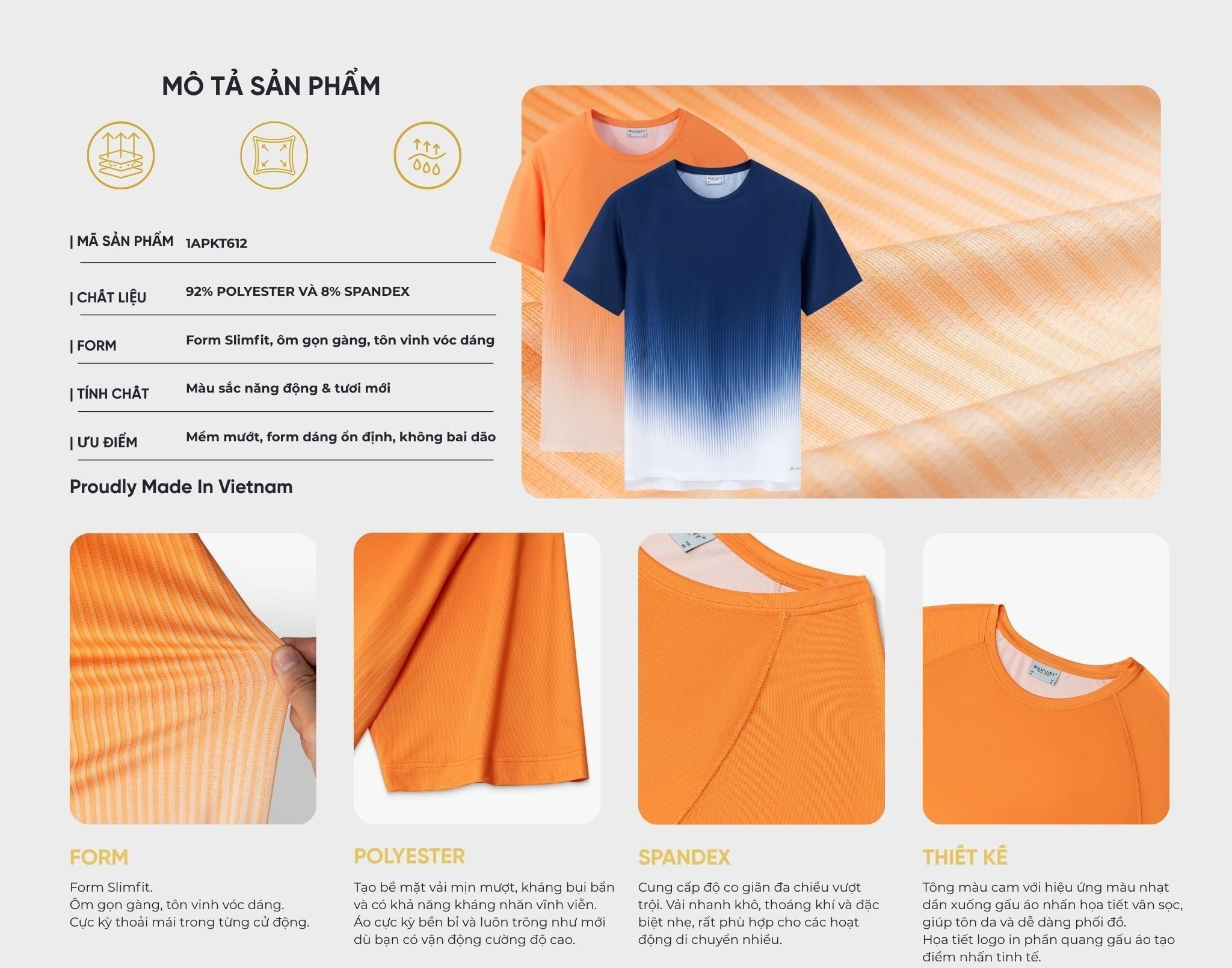 ÁO T-SHIRT THIẾT KẾ - TÍM THAN TỐI 1APKT612TTT01