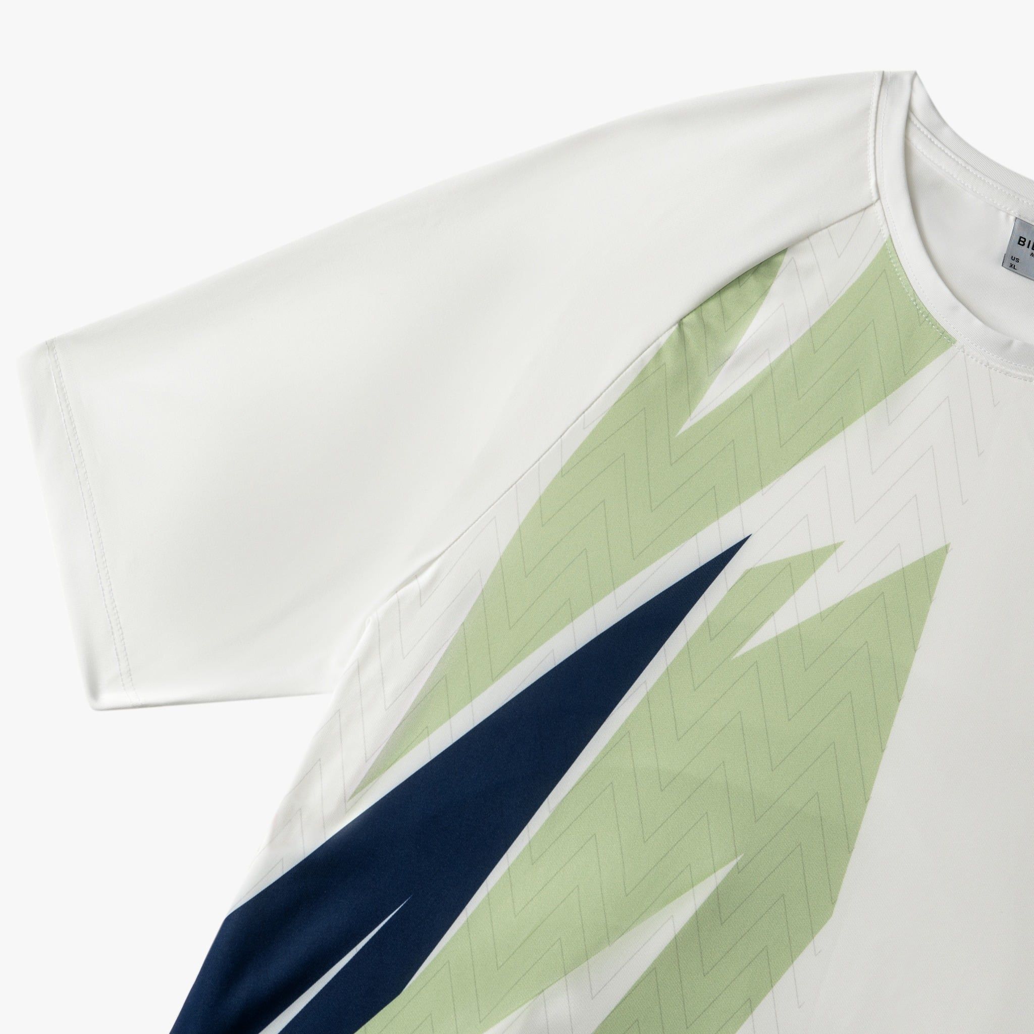 ÁO T-SHIRT THIẾT KẾ THỂ THAO CAO CẤP - MÀU TRẮNG 1APKT616TRK