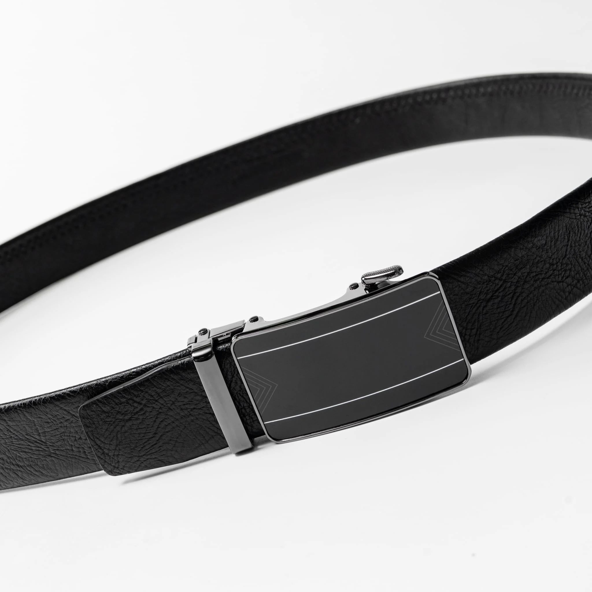 THẮT LƯNG NAM, DA THẬT KHÓA TỰ ĐỘNG BILUXURY - 1DLLB016 (MÀU ĐEN)