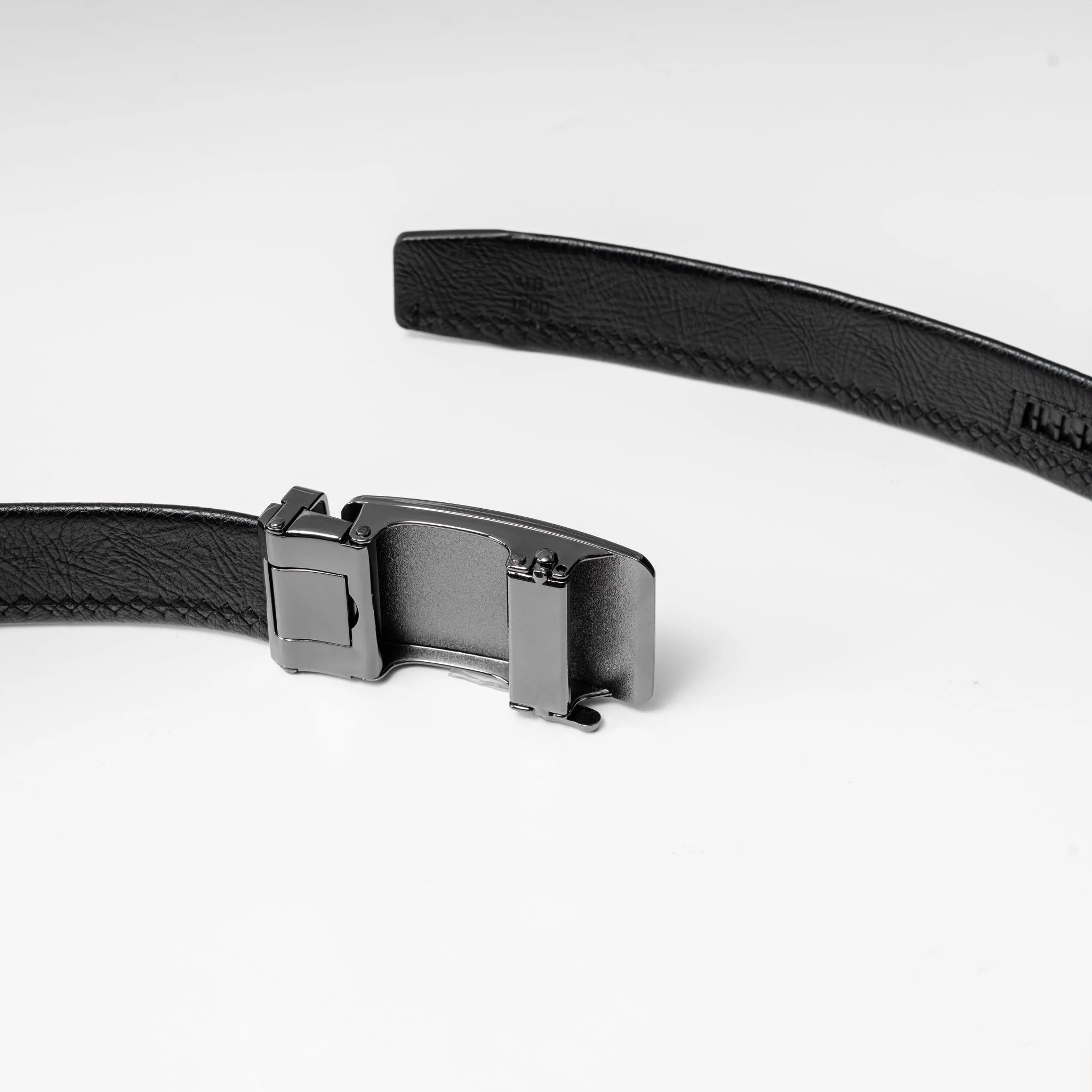 THẮT LƯNG NAM, DA THẬT KHÓA TỰ ĐỘNG BILUXURY - 1DLLB016 (MÀU ĐEN)