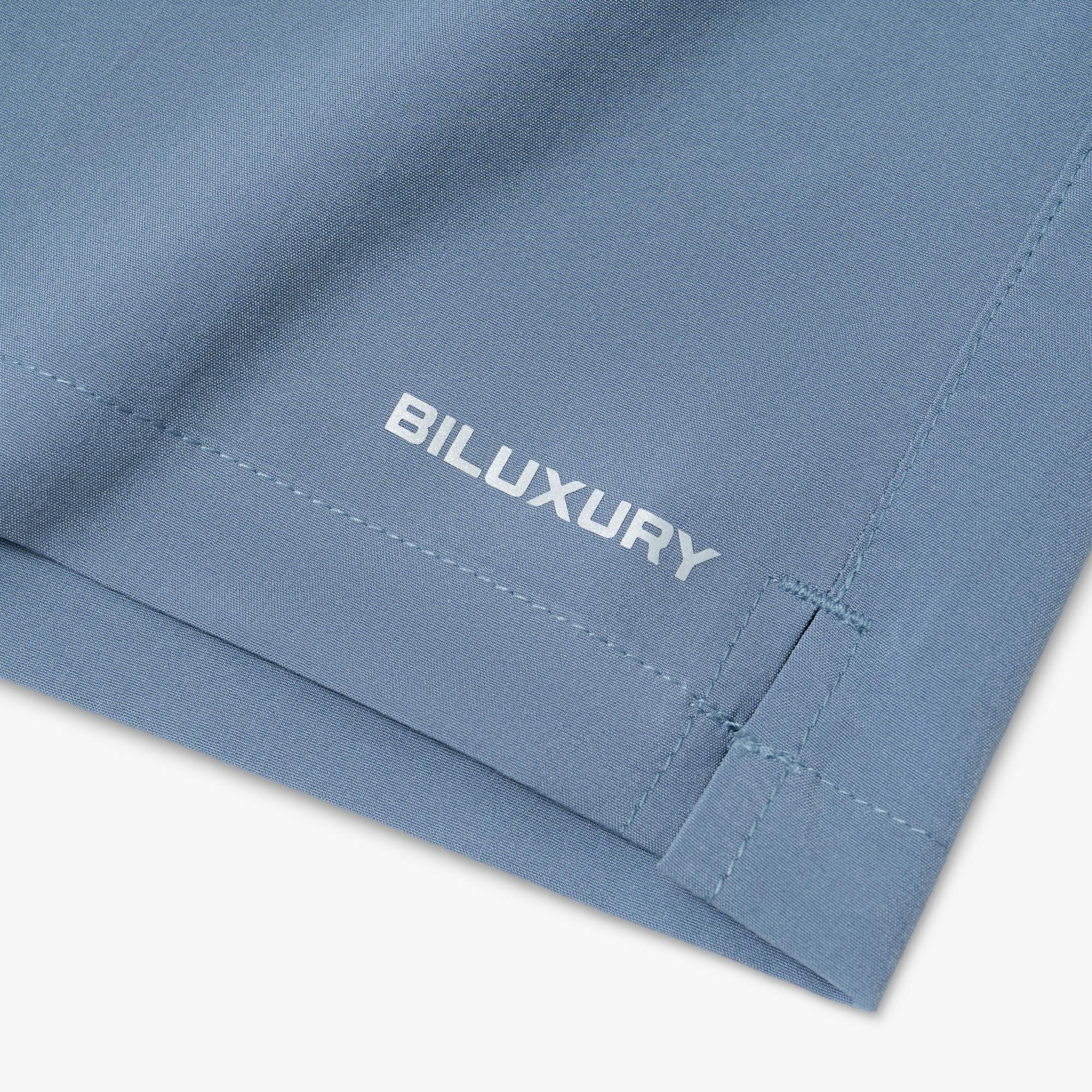 QUẦN ĐÙI BILUXURY THIẾT KẾ KIỂU DÁNG THỂ THAO - MÀU XANH SÁNG 1QDGT603XDA