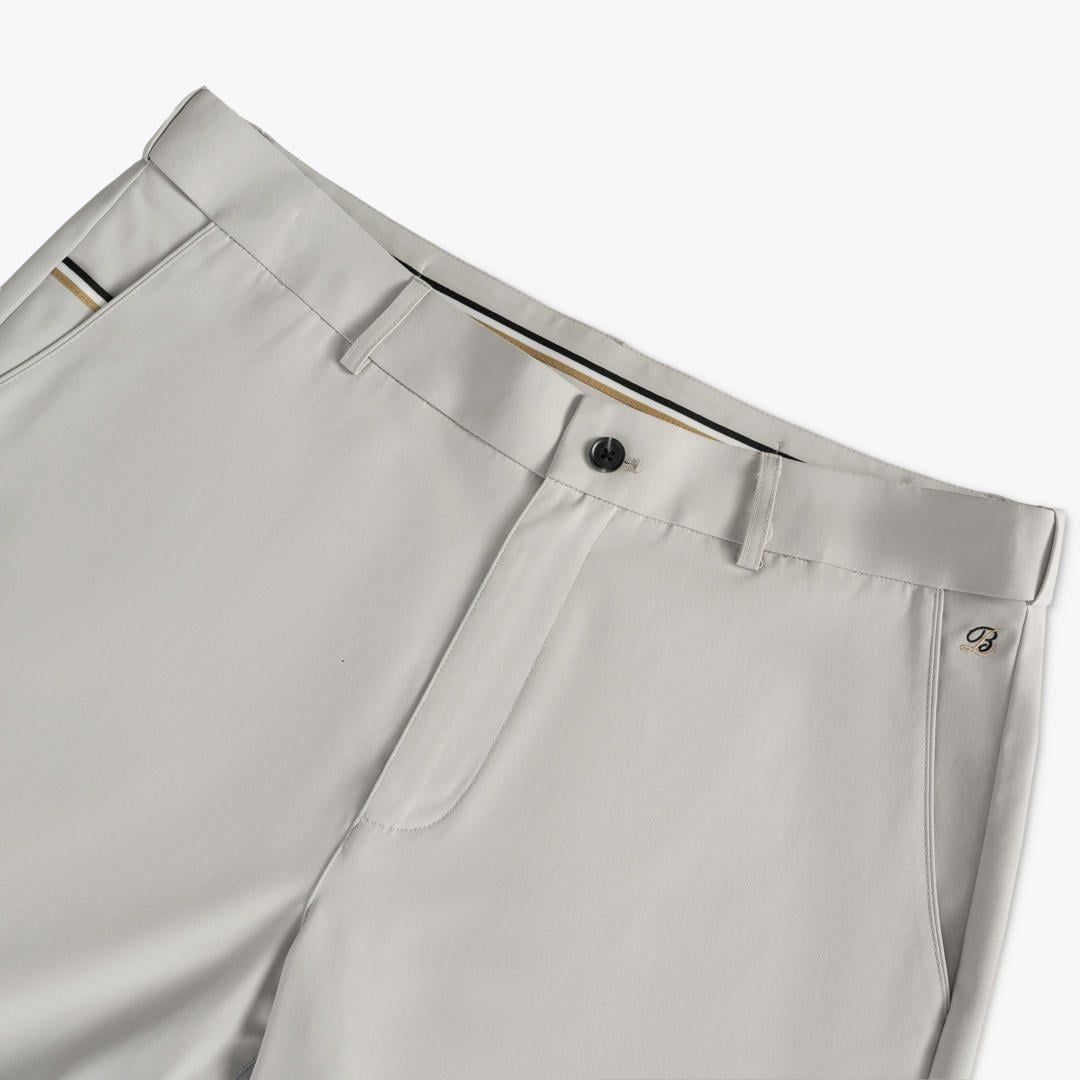 QUẦN SHORT KAKI - MÀU GHI SÁNG 1QNKT602GHS