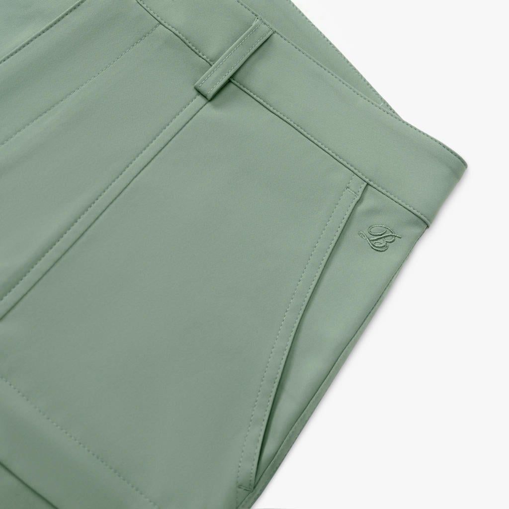 QUẦN SHORT KAKI - MÀU XANH RÊU 1QNKT603
