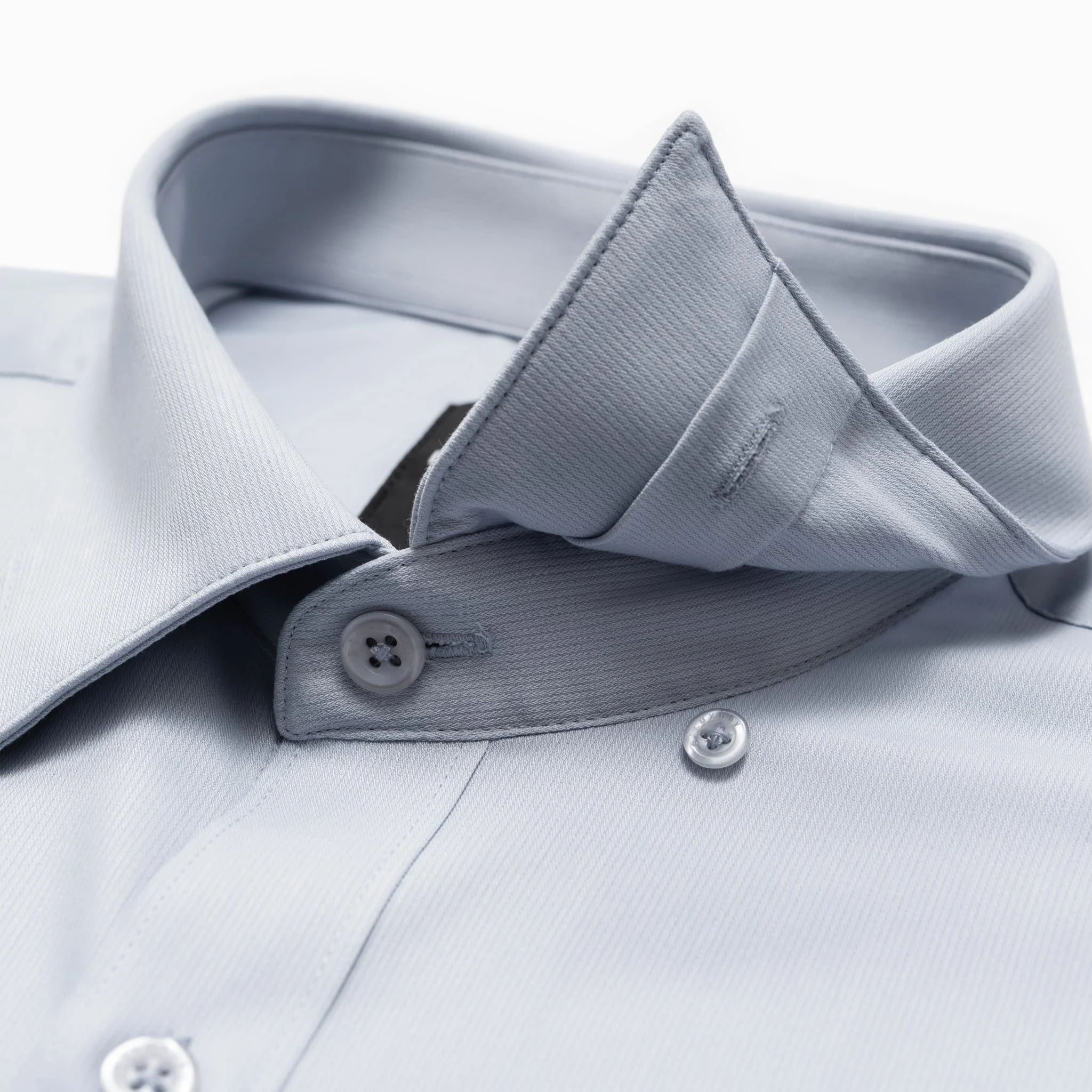 ÁO SƠ MI NAM BILUXURY TAY NGẮN, THIẾT KẾ ĐƠN GIẢN - MÀU XÁM GHI SÁNG 1SMCB629GHS