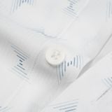  ÁO SƠ MI CỘC TAY HOẠ TIẾT CAO CẤP - TRẮNG 