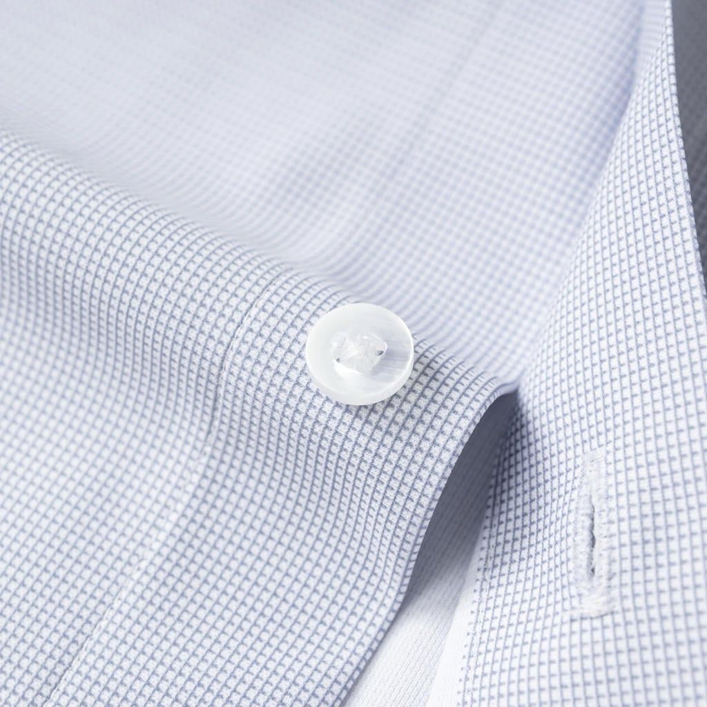 ÁO SƠ MI CỘC TAY THIẾT KẾ - GHI SÁNG 1SMCT676GHS01