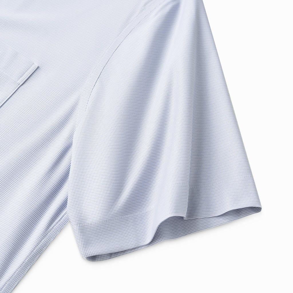 ÁO SƠ MI CỘC TAY THIẾT KẾ - GHI SÁNG 1SMCT676GHS01