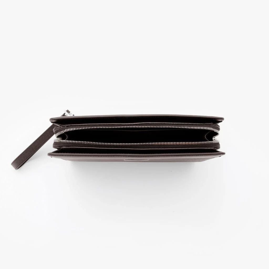 TÚI CLUTCH CẦM TAY, THIẾT KẾ DA THẬT CAO CẤP - NÂU 1TDCT001NAU