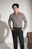  ÁO SƠ MI TAY DÀI, HỌA TIẾT CAO CẤP - MÀU ĐEN 6SMDH008DEN01 