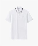  ÁO POLO CƠ BẢN - TRẮNG, VIỀN CỔ 