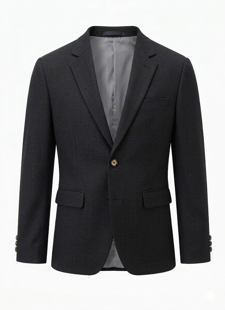  ÁO VEST CƠ BẢN - MÀU ĐEN 7AVBB005DEN 