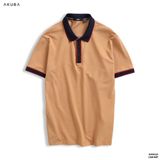  ÁO POLO THIẾT KẾ, PHỐI VIỀN CỔ VÀ TAY ĐEN - 7APCT02D0223CAM 