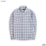  ÁO SƠ MI TAY DÀI - XANH BIỂN 01J0590 