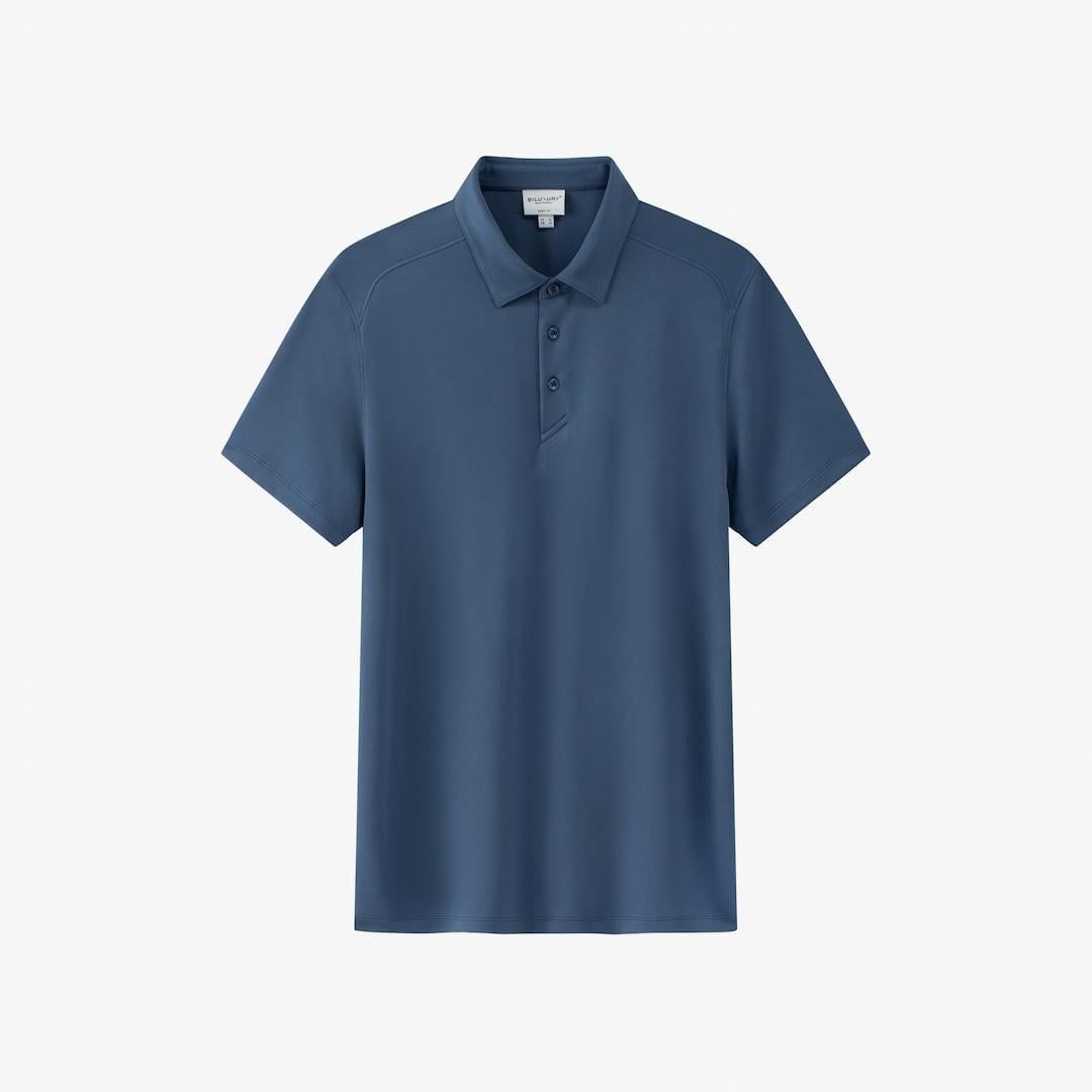 ÁO POLO BASIC - XANH DƯƠNG ĐẬM 8APCB428XDM03