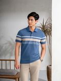  Áo polo sọc (Xanh, 39) 