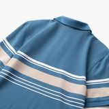  Áo polo sọc (Xanh, 39) 