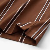  Áo polo kẻ sọc (Nâu, 39) 