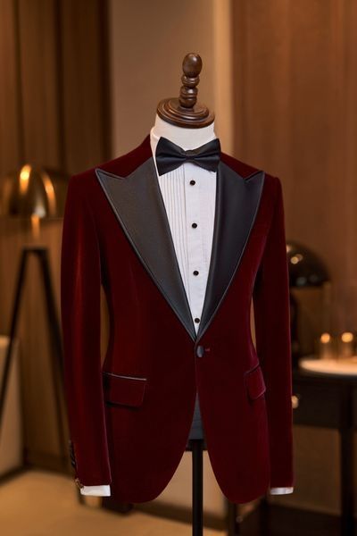  Áo vest nhung đỏ trơn - TXVN32 