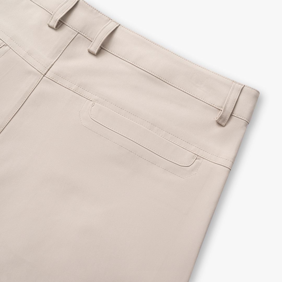 QUẦN NGỐ KAKI BASIC - MÀU BE  8QNKB401BEI