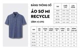  ÁO SƠ MI CỘC TAY HỌA TIẾT CAO CẤP - TÍM THAN TỐI 