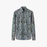  Áo sơ mi dài tay hoạ tiết, (Xanh ngọc, 39) 