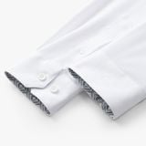  Áo sơ mi dài tay thiết kế, (Trắng, 39) 