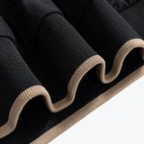  Áo gió 2 lớp thiết kế (Đen, 39) 