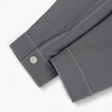  ÁO KHOÁC GIÓ 2 LỚP CAO CẤP, CHỐNG BỤI BẨN - MÀU XÁM GHI TỐI 